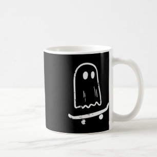 Ghost on Skateboard Spaß Retro Halloween Kostüm Bo Kaffeetasse