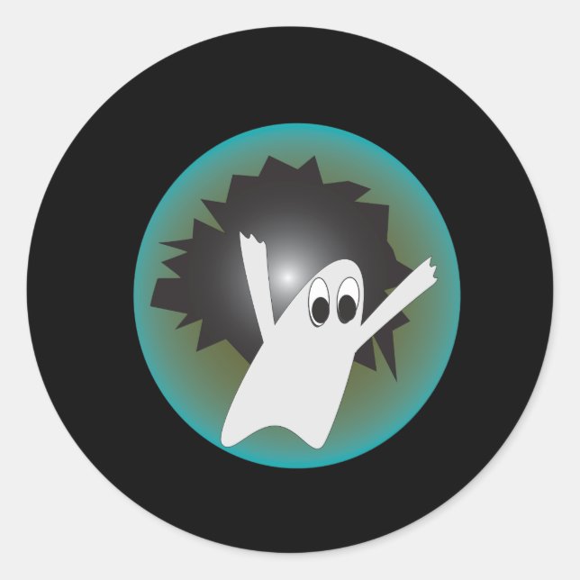 Ghost Out of Portal Sticker (Vorderseite)