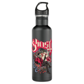 Ghost Papa Cupid Valentine_s Day Premium Edelstahlflasche