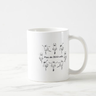 Ghost Pas De Boo-rée Llet Dancer Spooky Halloween Kaffeetasse