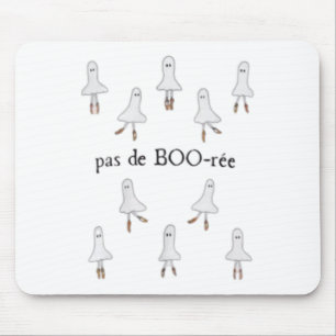 Ghost Pas De Boo-rée Llet Dancer Spooky Halloween Mousepad
