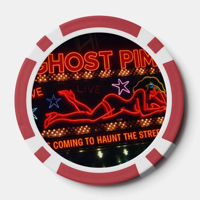 Ghost Pimp Classic Playing Cards Pokerchips (Rückseite)