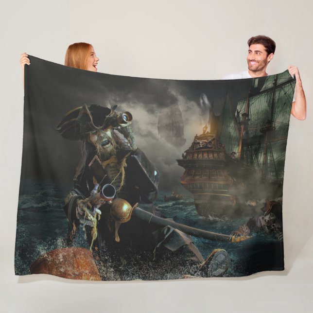 GHOST PIRATE FLEECEDECKE (Beispiel)
