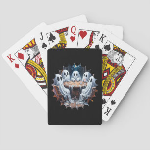 Ghost Playing Poker Spielkarten