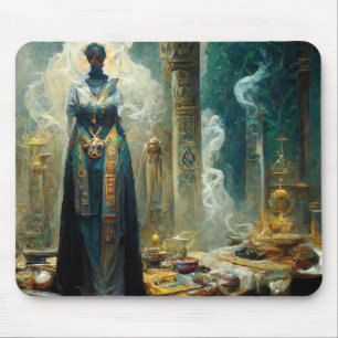 Ghost Priestess Fantasy Mousepad