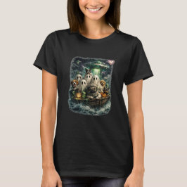 Ghost Pug Crew auf einem verzauberten Meer T-Shirt