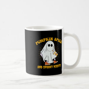Ghost Pumpkin Gewürz Latte Fall Vibe Halloween Spo Kaffeetasse