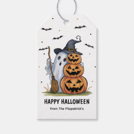Ghost & Pumpkin Halloween-Gift-Tags für Favoriten Geschenkanhänger