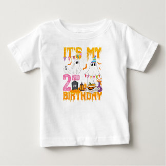 Ghost Pumpkin Halloween-Kostüm Baby T-shirt