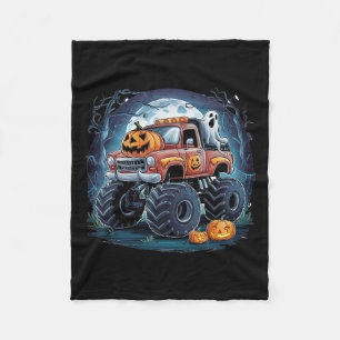 Ghost Pumpkin Spooky Season Halloween-Kostüm Fleecedecke