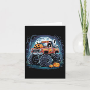 Ghost Pumpkin Spooky Season Halloween-Kostüm Karte