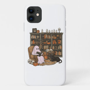 Ghost Reading Book Cat Liebhaber Halloween Case-Mate iPhone Hülle