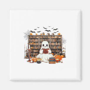 Ghost Reading Books Booker Halloween-Kosten für Le Magnet