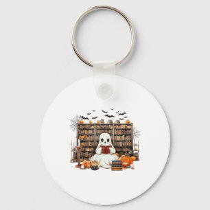 Ghost Reading Books Booker Halloween-Kosten für Le Schlüsselanhänger