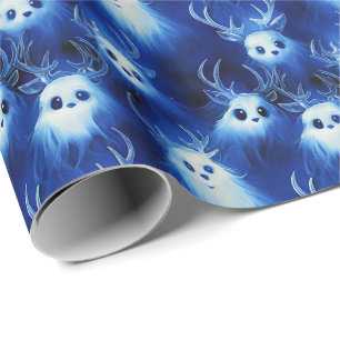 Ghost Reindeer - Ein wunderbares Gothmas-Wrapping Geschenkpapier