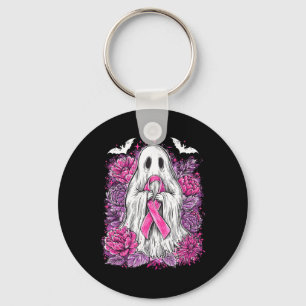 Ghost Ribbon Breast Cancer Awareness Halloween Flo Schlüsselanhänger