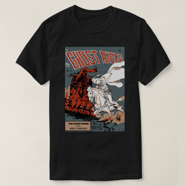Ghost Rider Comic Cover Classic T Shirt (Design vorne)