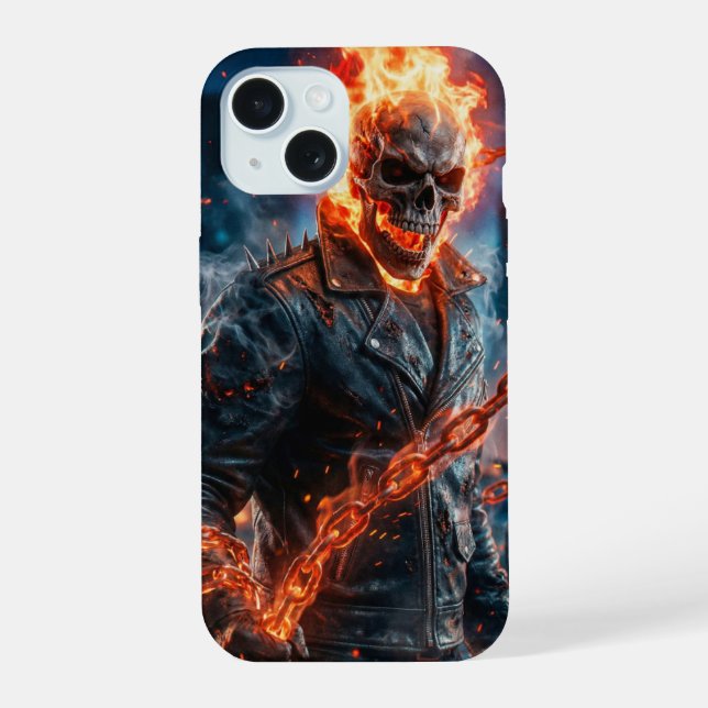Ghost Rider Phone Case. (Verso)