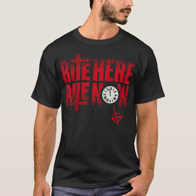 Ghost Rite hier Rite jetzt Titel zurück und vorne T-Shirt (Vorderseite)
