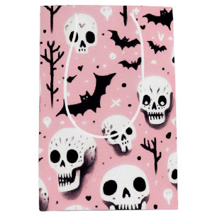 Ghost rosa Helloween Wrapping Paper Sheets Mittlere Geschenktüte