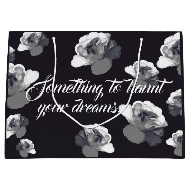 Ghost Rose Haunted Dreams Halloween Große Geschenktüte (Vorderseite)