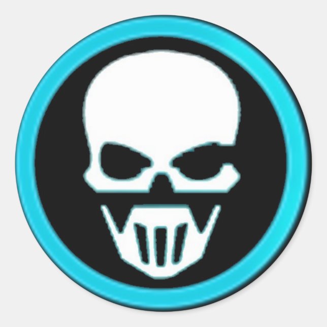 Ghost Runners Bat Knob Sticker (Vorderseite)