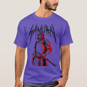 Ghost Samurai Maske Warrior Samurai Schwerter Bush T-Shirt