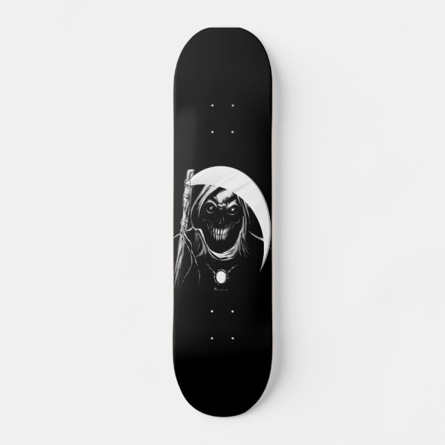 Ghost-Sensenmann-Skateboard Skateboard (Vorderseite)