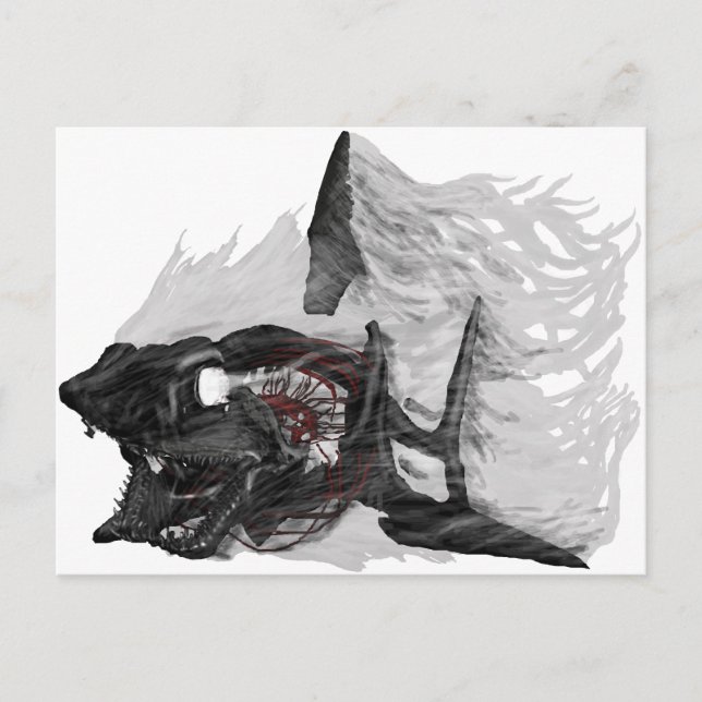 Ghost Shark Postcard Postkarte (Vorderseite)