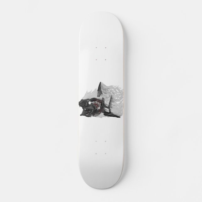 Ghost Shark Skateboard (Vorderseite)