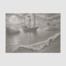 Ghost Ship – Nautical Pirate Seidenpapier