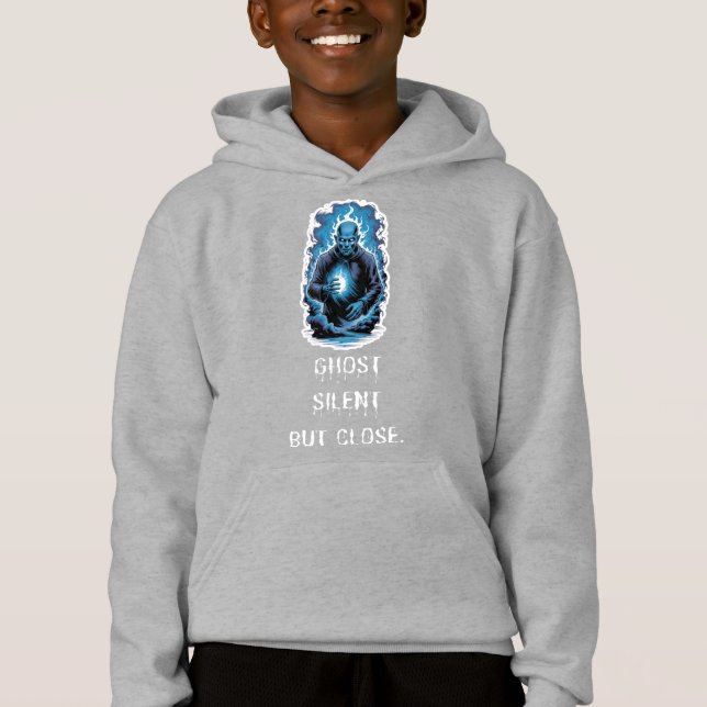 Ghost Silent But Close  Hoodie (Vorderseite)