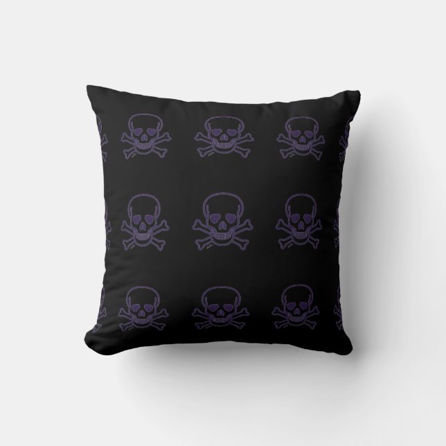 Ghost Skull werfen Kissen viele Schädel (Vorderseite)