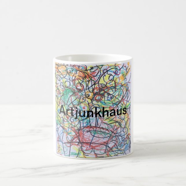 Ghost Smoke Alpine Hotel Jeff Hankamer Artjunkhaus Kaffeetasse (Mittel)