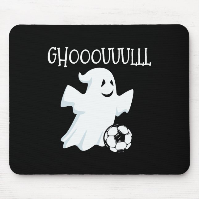 Ghost Soccer Halloween Mousepad (Vorne)