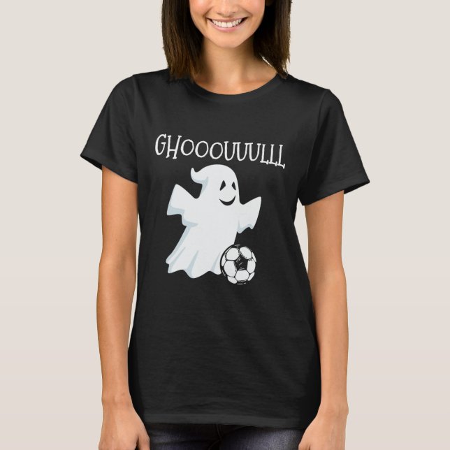 Ghost Soccer Halloween T-Shirt (Vorderseite)