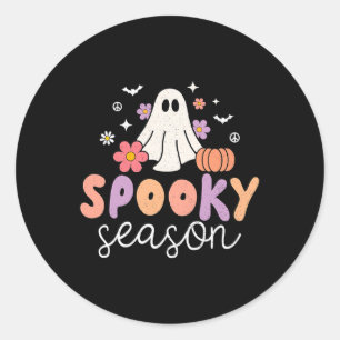 Ghost Spooky Saison Runder Aufkleber