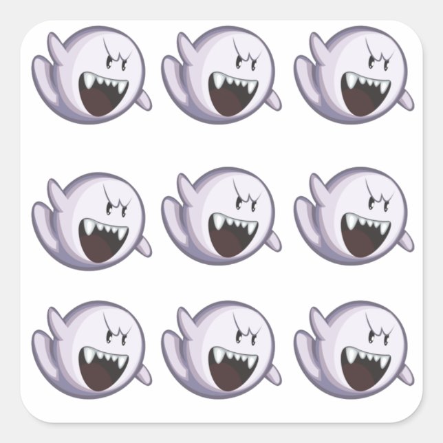 Ghost Sticker Square (Vorderseite)