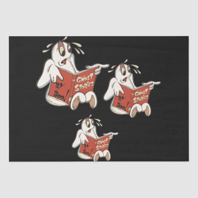 Ghost Stories Halloween Tissue Paper Seidenpapier (Vorderseite)