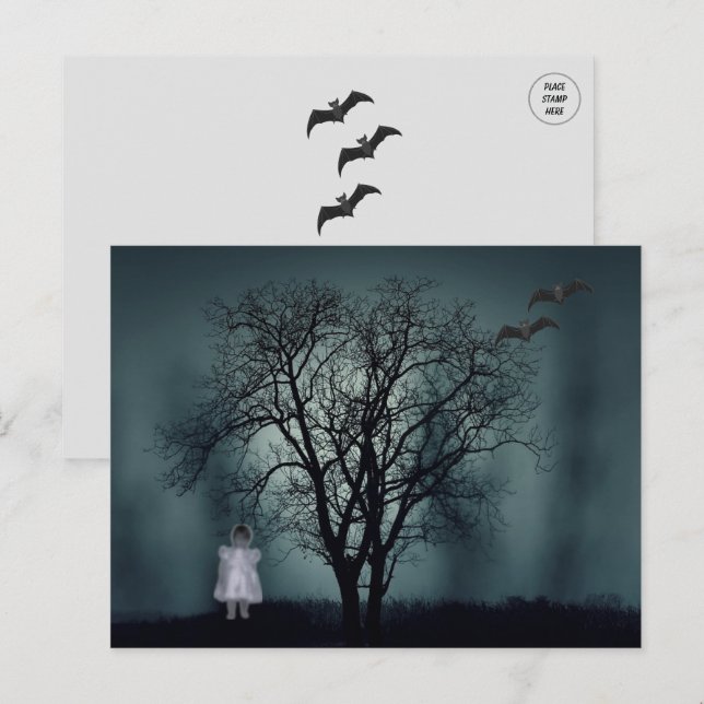 Ghost Toddler Postkarte (Vorne/Hinten)