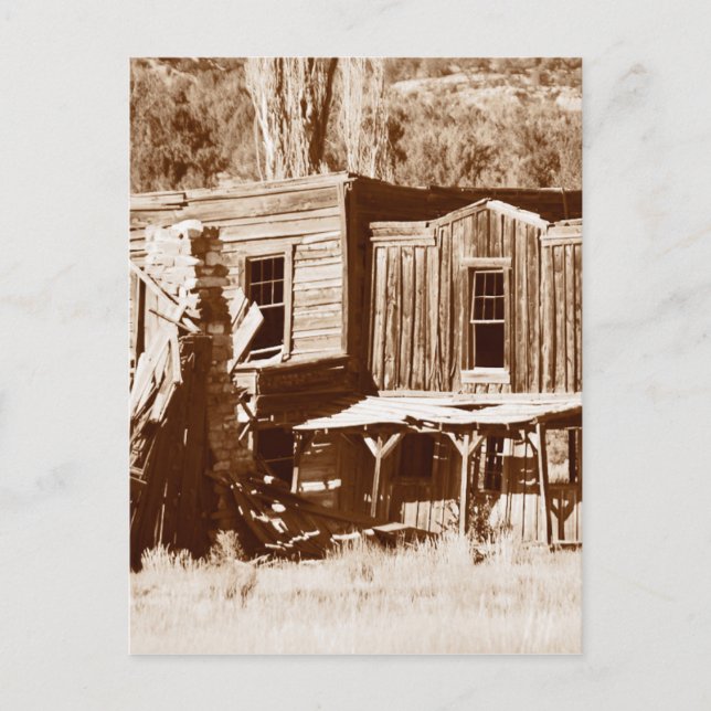 Ghost Town Bild aus Utah Postkarte (Vorderseite)