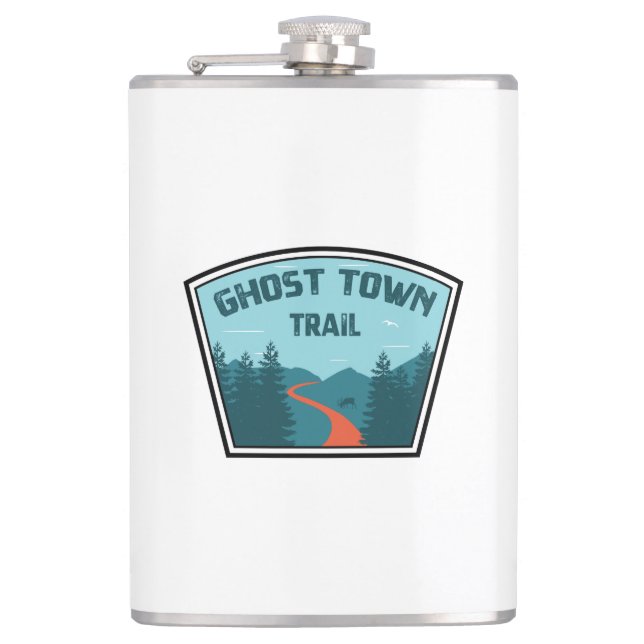 Ghost Town Trail Pennsylvania Flachmann (Vorderseite)