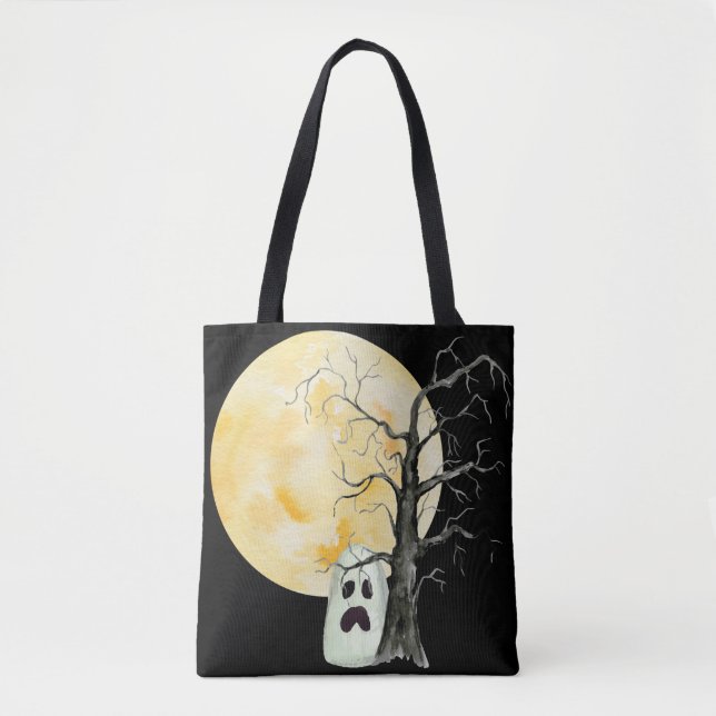 Ghost Trick oder Treat Tasche (Vorderseite)