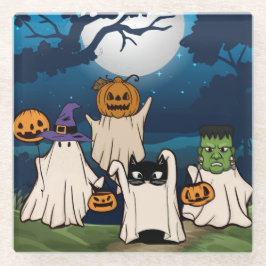 Ghost Trick oder Treaters Glass Untersetzer