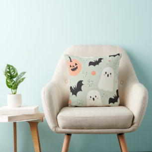 GHOST UND PUMPKIN IN HALLOWEEN KISSEN