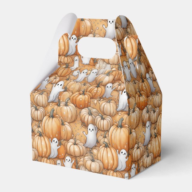 Ghost und Pumpkins Halloween Geschenkschachtel (Vorderseite)