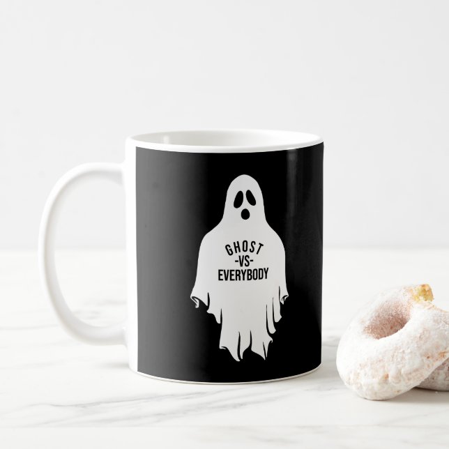 Ghost vs Everybody Kaffeetasse (Mit Donut)