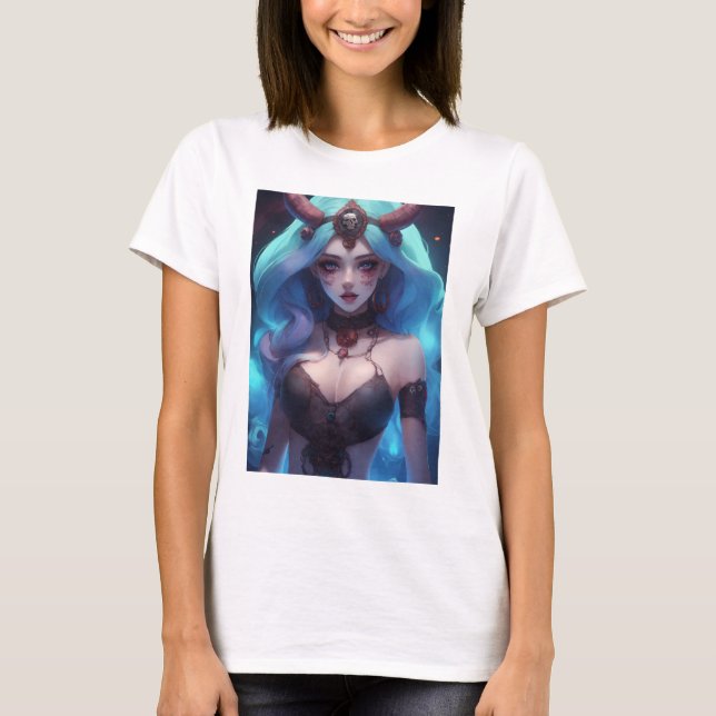 Ghost Walk Lich Queen Vintag T - Shirt (Vorderseite)