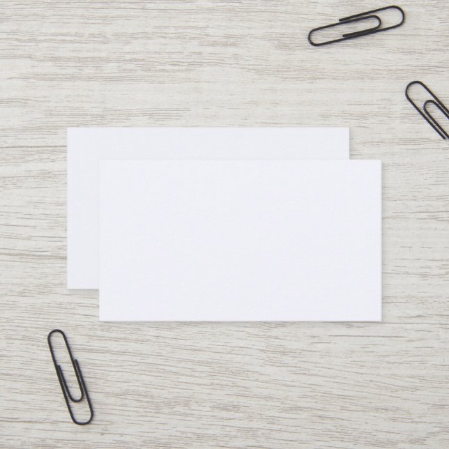 Ghost White Business Card Visitenkarte (Vorderseite/Rückseite Beispiel)