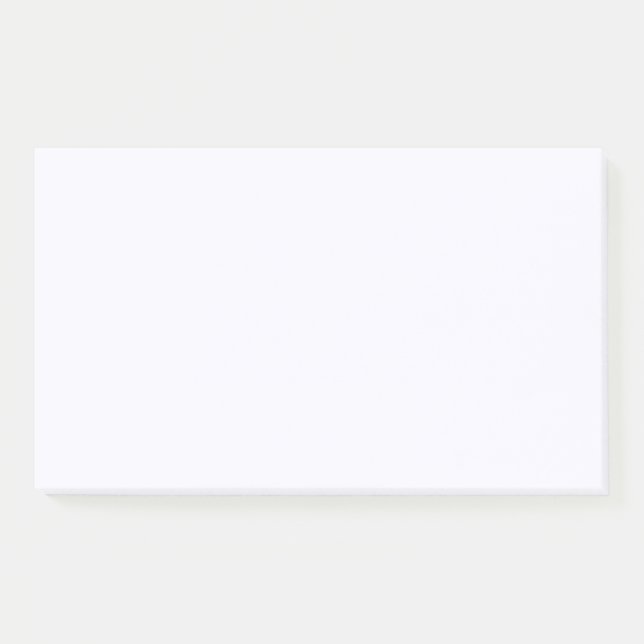 Ghost White JUMBO Post-it Klebezettel (Vorderseite)